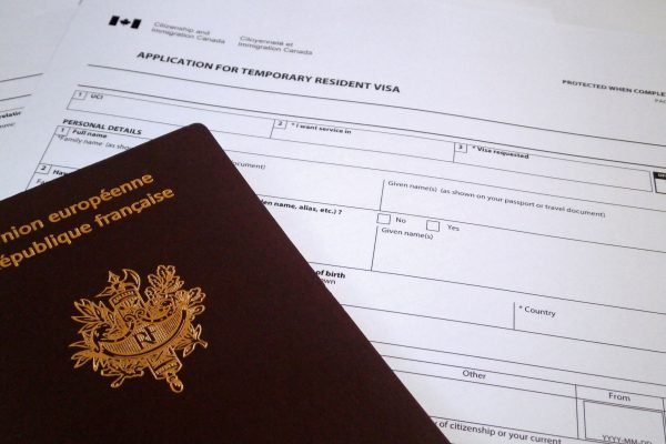 các mẫu đơn xin visa canada